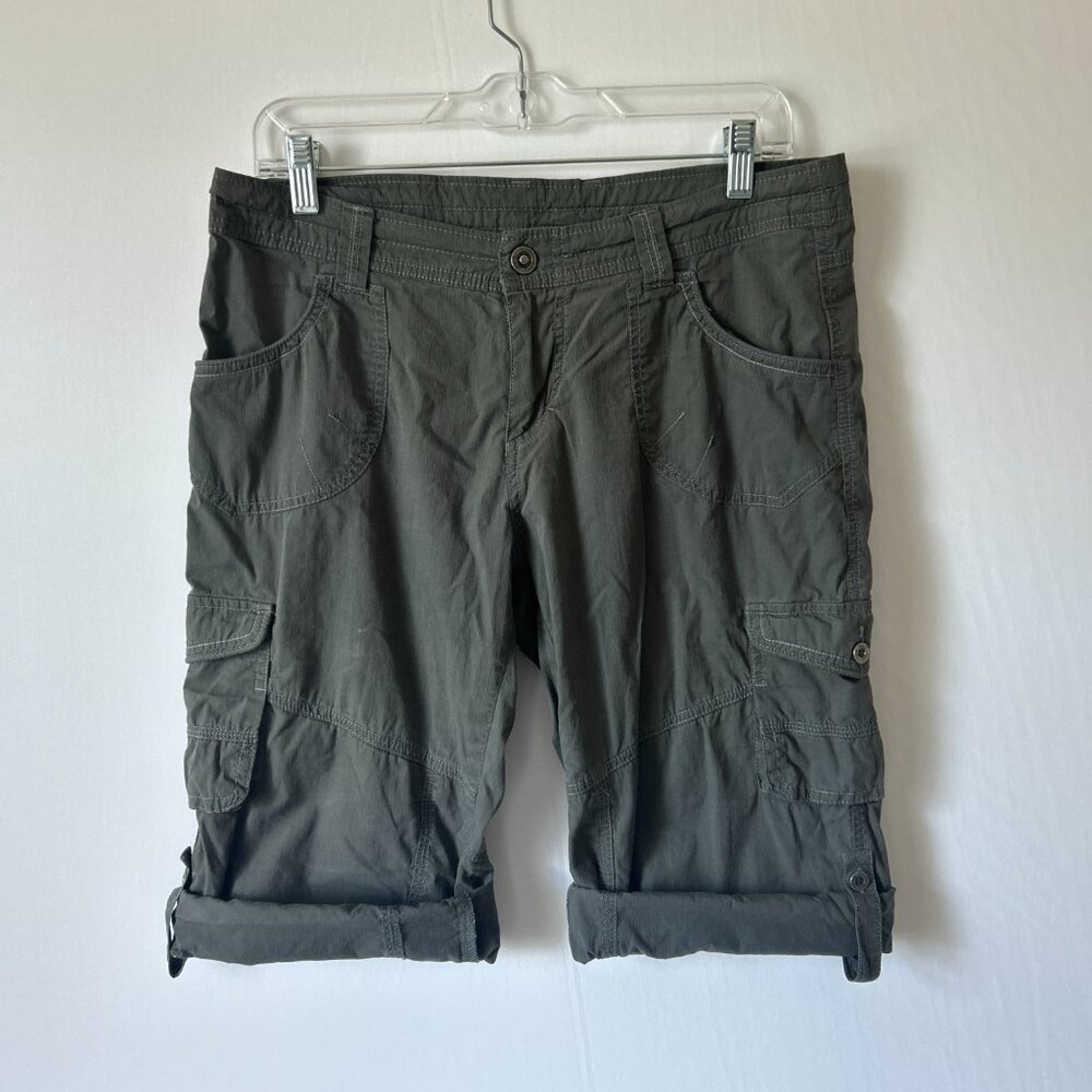 Kuhl Kontra 11 in Shorts Capris Roll Up Grey Hiking Size 10